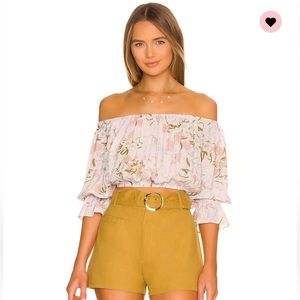 NWOT AMUSE SOCIETY Peony Top in Size Small